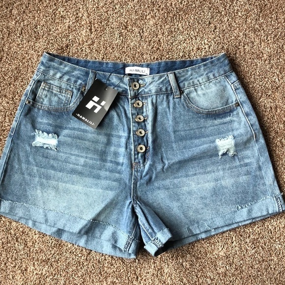 Hawalili Jean Shorts Size XL - Picture 1 of 8